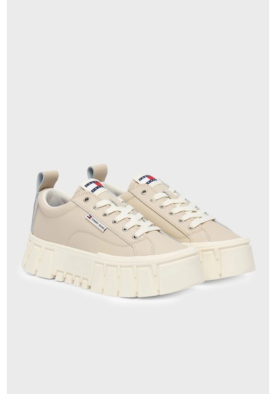 Tommy Jeans Bayan Ayakkabı En0en03008 Aby Bej Bej