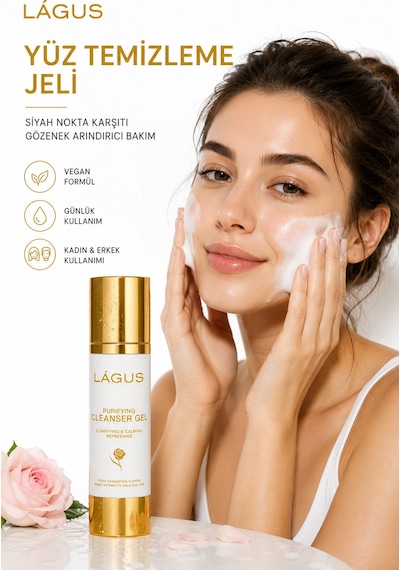 Lágus Siyah Nokta Karşıtı ve Gözenek Arındırıcı Yüz Temizleme Jeli 100 ML