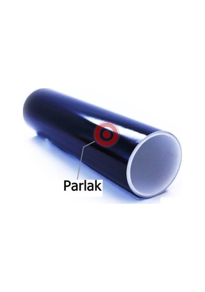 Parlak Siyah Cam Tavan Görünümlü Folyo Kaplama 122 Cm X