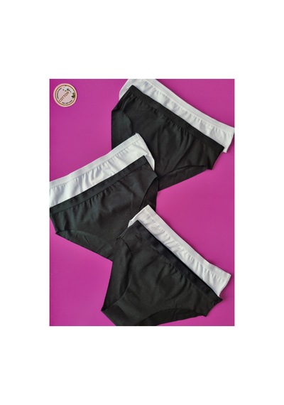 Demirsa Boutique Lazer Kesim Kadın Siyah Ve Beyaz Bikini Külot 6'lı Paket Siyah-beyaz Demirsa Boutique Lazer Kesim Kadın Siyah Ve Beyaz Bikini Külot 6'lı Paket Siyah-beyaz