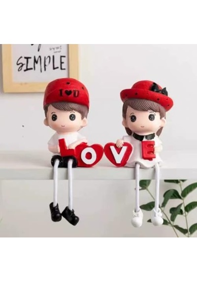 Love Temalı Oturan Çift Biblo Sevimli Reçine Figür Seti Dekoratif Mini Heykelcik Romantik Ev Ve Ofis Dek Diğer 74451113