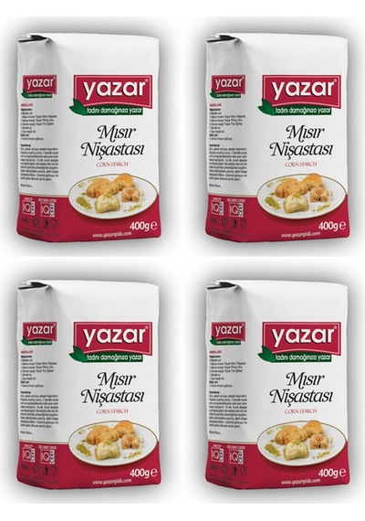 Yazar Mısır Nişastası 4 x 400 G