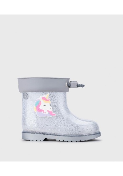 Igor Bimbi Unicornio Glitter Yağmur Çizmesi Gümüş Gümüş