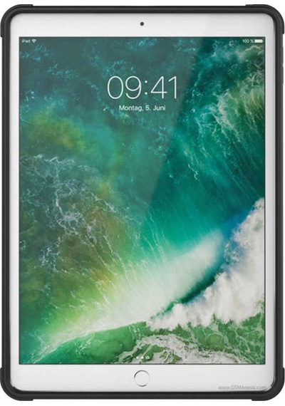 iPad Uyumlu  9.7 2017 5.nesil Tkdr Defens Tablet Silikon - Siyah Kapaklı Kılıf
