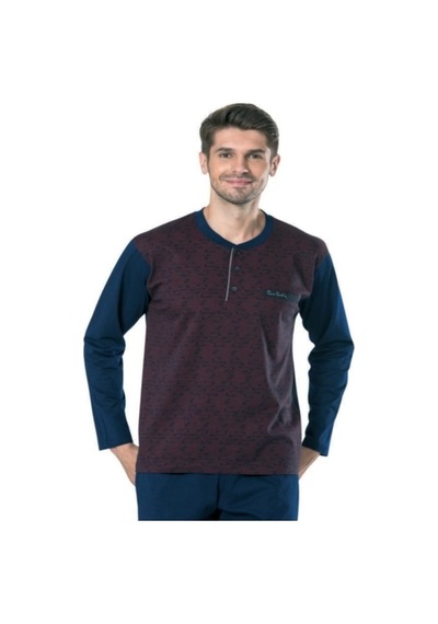 Pierre Cardin 5429 Damatlık Çeyizlik Jakarlı Pijama Takımı