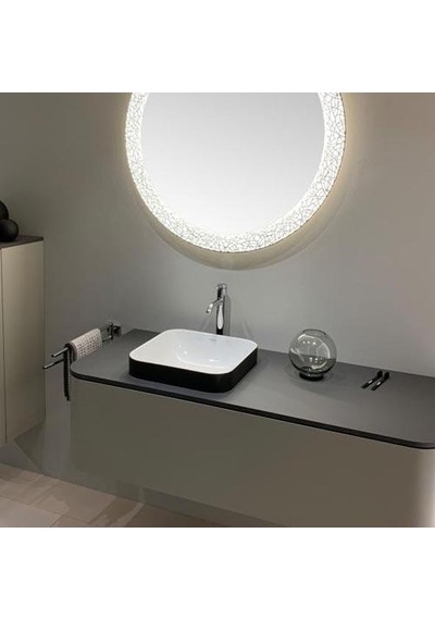 Duravit Lavabo Çanak Happy D.2 Plus 40 x 40 CM. Içi Beyaz Dışı Si