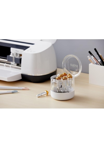Temel Perforasyon Bıçağı, 2.5 Mm Diş / 0.5 Mm Aralıklı Kesme Bıçağı, Kağıt, Karton Ve Daha Fazlasını Hassasiyetle Keser, Özel El Sanatları İçin, Maker Kesme Makinesi İle Uyumludur, Gümüş