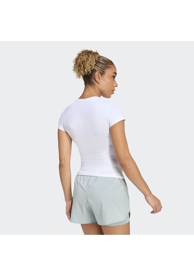 Adidas Power Essentials Workout Beyaz Kadın T-shirt Jz3312 Beyaz