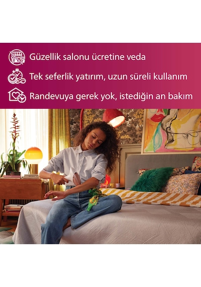 Philips Lumea 7000 Serisi SC1997/00 IPL Tüy Alma,Vücut ve Yüz için 2 Başlık,Çanta