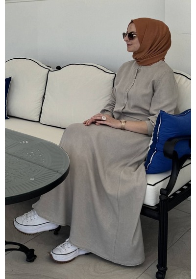 Rabia Şamlı Lavin Etekli Takım Taş Normal