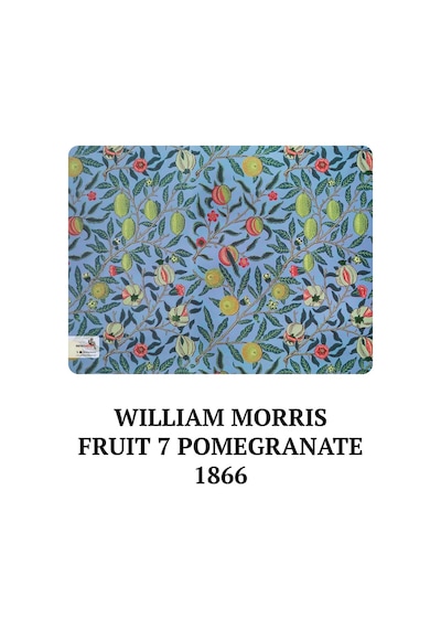 William Morris Defter Seti, The Kelmscott Collection, Çizgisiz, 64 Sayfa, 14x21cm, Çok Renkli, 4'lü