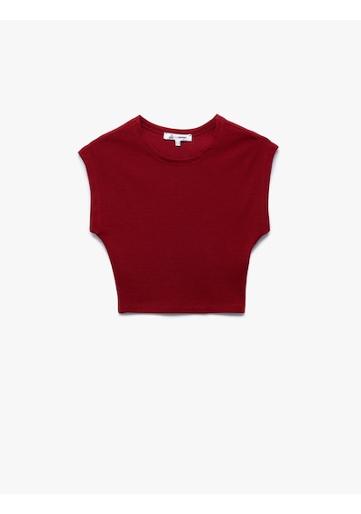 Koton Bisiklet Yaka Kolsuz Modal Karışımlı Slim Fit Crop Kadın Tişört Bordo 5sal10053ık Bordo Koton Bisiklet Yaka Kolsuz Modal Karışımlı Slim Fit Crop Kadın Tişört Bordo 5sal10053ık Bordo