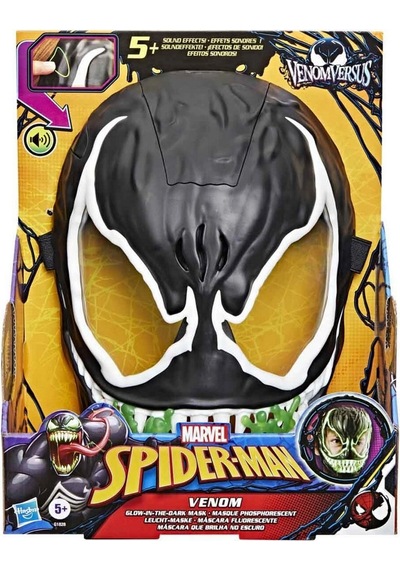 Sesli Spider-man Venom Versus Karanlıkta Parlayan Venom Maske
