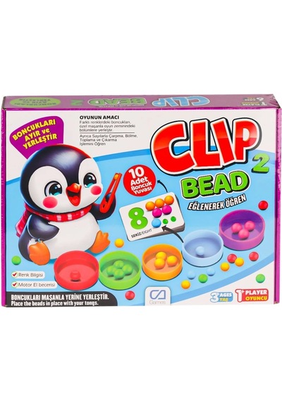 Capls-5286 Clip Bead Kutu Oyunu -ca Games