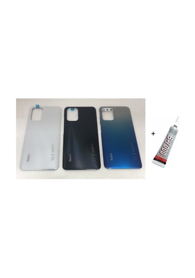 Redmi Note 10 S Arka Batarya Pil Kapağı Gri B7000 15 Ml Yapıştırıcı