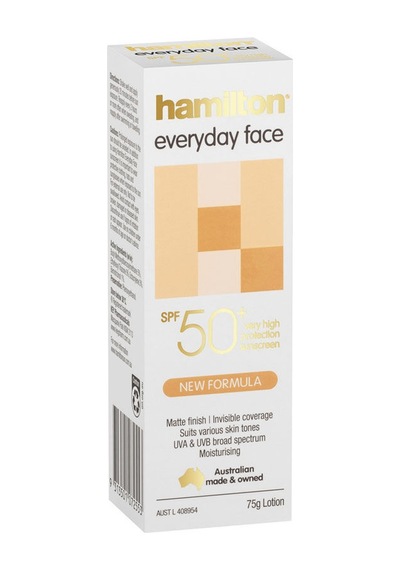 Hamilton Everyday Face Spf50+ Güneş Kremi 75 G