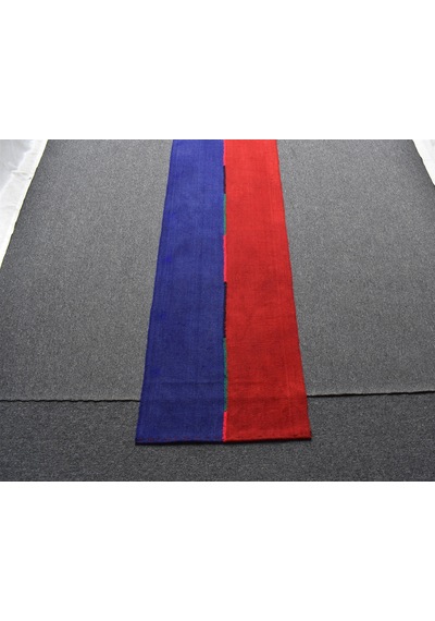 Zehra Abla Halı El Dokuma Benzersiz Dekorluk Devasa Kuşak Yolluk Yörük Yün Kilim 6283