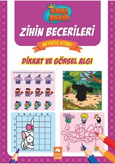 Dikkat Ve Görsel Algı - Zihin Becerileri Aktivite Kitabı - Rzır-637241