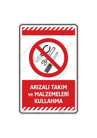 Arızalı Takım Ve Malzemeyi Kullanma