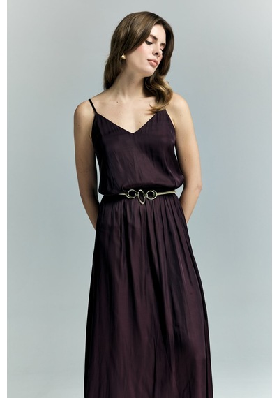 Tosca Askılı Bluz - Bordo-137216 Bordo