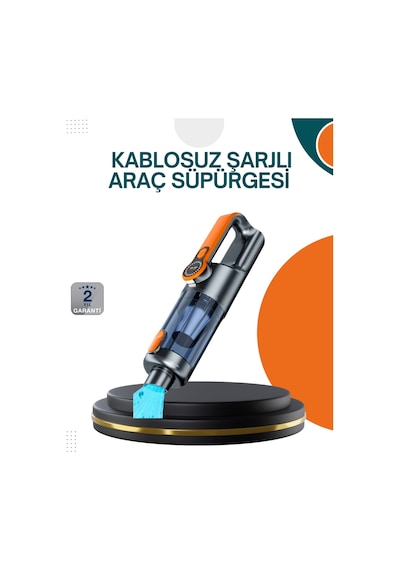 Techmrt Kablosuz Vakumlu El Süpürgesi Güçlü Performans Çok Amaçlı Çok Renkli