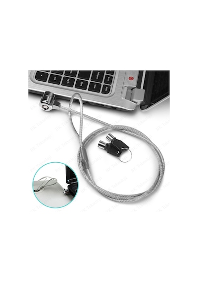 Anahtarlı Çelik Notebook Güvenlik Kilidi
