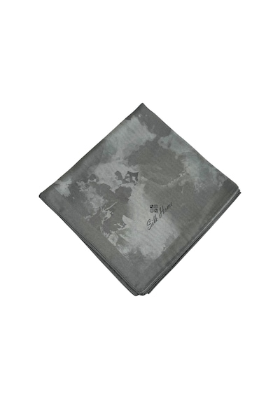 Silk Home Desenli Shiny Eşarp - 8647 - Koyu Gri Koyu Gri