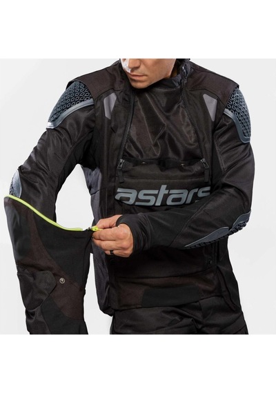 Alpinestars Halo Ds Korumalı Motosiklet Montu Siyah Siyah