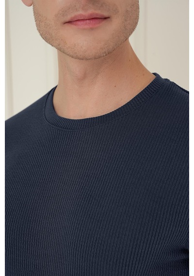 Efor Ts 887 Slim Fit Lacivert T-shirt Lacivert