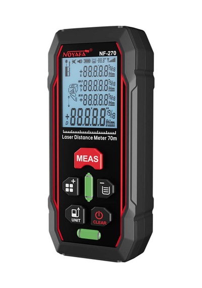 Noyafa Nf-270 Lazer Mesafe Ölçer 70m 1.5mm Alan Hacim Pisagor Ölçüm Cihazı