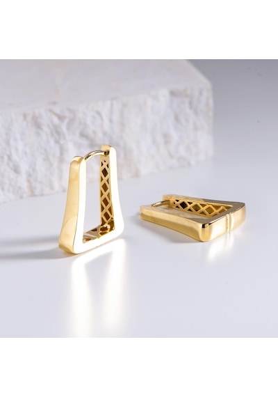 14 Ayar İtalyan Modern Altın Küpe 5,05 Gr-5955