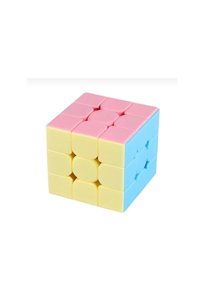Küp Zeka Küpü 3x3 Speed Cupe Hız Küpü, Pastel Renk Fidget Oyuncak Seyahat Akıl Ve Zeka Oyunu
