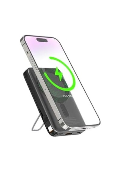 Magnetic Power Bank 5000 Mah Kablosuz Hızlı Şarj Led Gösterge Ekran Magsafe Uyumlu 22.5w Pd Qc Taşınabilir Şarj Cihazı Standlı Kendinden Kablolu Type-c Usb Powerbank Güç Kaynağı Fast Zümrüt Yeşil Diğer Magnetic Power Bank 5000 Mah Kablosuz Hızlı Şarj Led Gösterge Ekran Magsafe Uyumlu 22.5w Pd Qc Taşınabilir Şarj Cihazı Standlı Kendinden Kablolu Type-c Usb Powerbank Güç Kaynağı Fast Zümrüt Yeşil Diğer