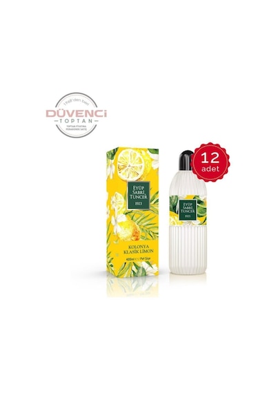 Eyüp Sabri Tuncer Klasik Limon Kolonyası 80 Derece Pet Şişe 400 Ml X 12 Adet 7695063816577