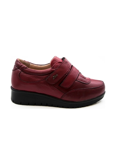 Dr.Comfort Ortopedik Çift Cırtlı Kadın Ayakkabı Dr.3604 Bordo