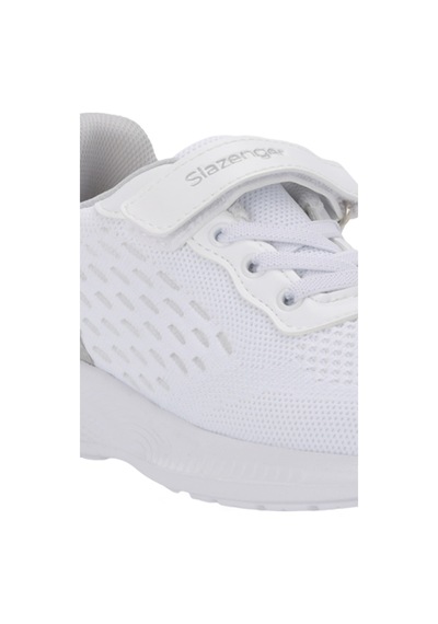 Slazenger Funkytown I Unisex Çocuk Cırt Cırtlı Beyaz / Gri Günlük Spor Ayakkabısı Beyaz - Gri