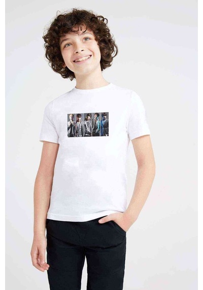 Tshirthane Kpop Key Shinee Baskılı Unisex Çocuk Beyaz T-Shirt (534797139)