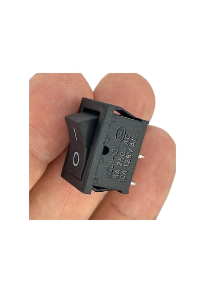 Ic-120d Mini Işıksız Anahtar İğne Bacak 90 Derece On-off 2p