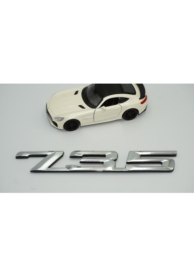 Bmw 735 Bagaj Krom Abs 3M 3D Yazı Logo