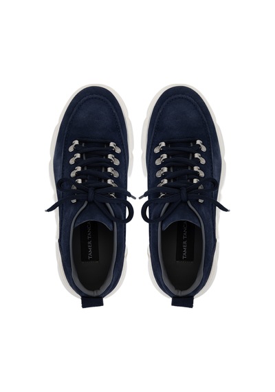 Tamer Tanca Erkek Lacivert Süet Sneakers & Spor Ayakkabı 381 23170 Erk Ayk Y26 Lacı Suet
