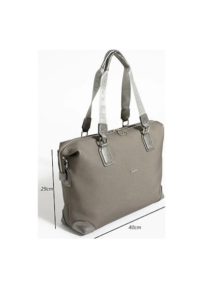 Just Polo Kadın Spor Model Ayarlanabilir Askılı Büyük Boy Şık El & Omuz Çantası Shoulder Bag Gri 05633580