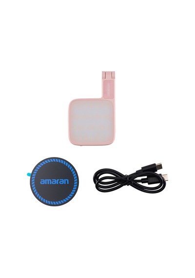 Aputure -- Amaran Go Magsafe Mobil Led Işık Pembe