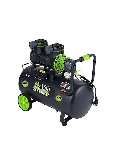 Hais 50 Lt 1.5 Hp Sessiz Yağsız Hava Kompresörü