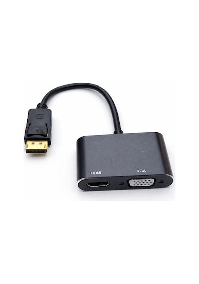 Display To Hdmı+vga Çevirici Dönüştürücü Adaptör