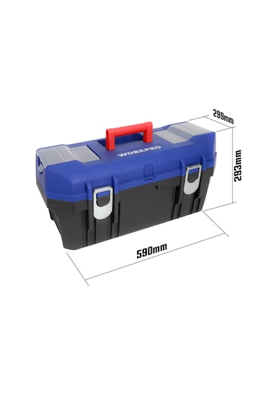 Workpro Wp283018 22 Metal Kilitli Plastik Takım Çantası