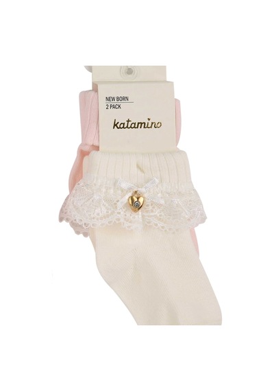 Katamino Amy 2'li Aks. Bebek Soket K44024 Karışık Renk Asorti
