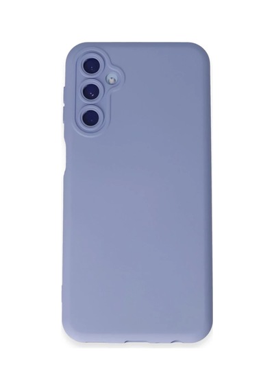 Samsung Uyumlu Galaxy M34 5g Uyumlu Kılıf Nano İçi Kadife Silikon - Lila