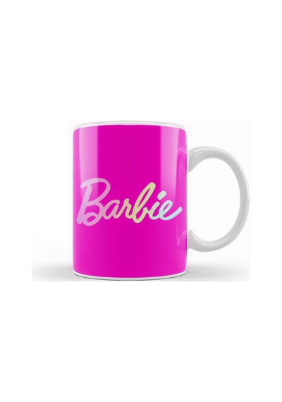 Barbie Logo Kupa Bardak Porselen Karışık