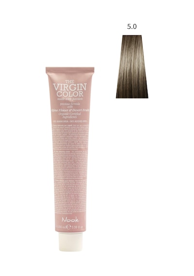 Nook Virgin Color Profesyonel Saç Boyası 100ml - Açık Kestane / Açık Kahve 5.0 - Natural Açık Kahve