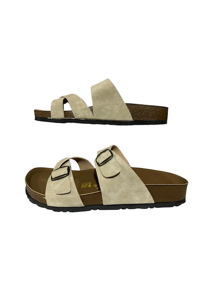 Mulex 1253 Unisex Anatomik Taban Günlük Parmak Arası Terlik Bej